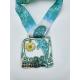 Dolphin Personalised Marathon Medal Die Casting Color Filling