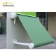 Aluminum Retractable Window Awnings Drop Arm Remote Control Deck Awnings