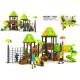 Creez Jungle Style Children'S Playground Equipment With Rock Climber And Net