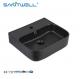 Ceramic Basin Matt black glaze Modern rectangular  Color Wash Basin Above Counter Basin