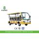 Environmentally Friendly 11 Seater Mini Pure Electric Open Top Sightseeing Car 72V Motor For Public Area Transportation