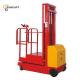 Electric Order Picker Walkie Picker With Pneumatic Tires