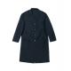 Placket Buttons Long Collar Suit Anti Static Black Work Clothes