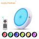 Color Changing Swimming Pool Lights ABS PC RGB Emtting 12V Input Warm White Surface Mounted