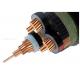 Copper 6/10 (12 ) KV 3 Core XLPE Insulated Cable MV Power Cables Screened Unarmored Electrical Cable