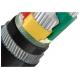 Galvanized Steel Wire  Armoured Electrical Cable 4 Cores Low Voltage  XLPE or PVC Insulation AL Cable