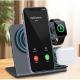 73% Charging Efficiency 15W Pd Qi Wireless Charging 3 In 1 Wireless Charger For Iphone