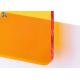 3mm Fluorescent Orange Acrylic Sheet Colored Large Cast PMMA Panels