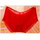 Underwear lady seduction transparent lace fabric waist pants girl seduction