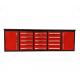 15 Drawers Heavy Duty Tool Cabinet Metal Garage Workbench with Stainless Steel Handle