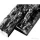 Black Wooden Vein Cultured Marble Stone Ledge Panel For Wall Decoration