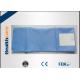 Blue SMS Sterile Surgical Drapes Latex Free With Collection Pouch And Hole
