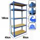 Custom Store 5 Tier Stainless Steel Display Warehouse Shelving Racks For Storage