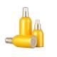 30ml 100ml Yellow Empty Round Acrylic Cosmetic Airless Bottle with Pump