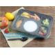 3 compartment plastic food storage Microwave Freezer Safe Plastic Disposable