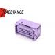 1-1897133-1 TE / AMP Purple 39 Pin Female Automotive Connector For Truck Bus