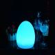 Plastic LED Egg Lamp Remote Control IP65 Waterproof For Holiday Decoration