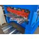1220mm Ribbed Floor Deck Roll Forming Machine Welded Frame With Hydraulic Cutting PLC Control