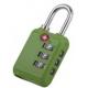 TSA 3-digit travel bag accessories lock plastic material