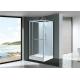 Fashion Pivot Door， Corner Shower Stalls , Square Shower Cabin with Grey acrylic tray