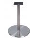 Round Stainless Steel Table Legs Height 28'' Hospitality Furniture outdoor Table