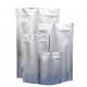 Aluminum Foil Bag MOQ 100pcs Aluminum Silver Zip Lock Pouch For 50 Tablets