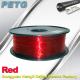 Hight Transparent Red PETG 3D Printer Filament Acid And Alkali Resistance 1.0kg