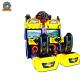 Yellow Racing Simulator Arcade Machine , Fun Arcade Racing Game Machine