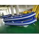 10 Ft PVC Foldable Rib Boat Easy Carry 3 Chamber 4 Person Inflatable Boat For Fishing