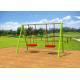 Galvanized Steel Swing Sets / Kids Outdoor Swing Set 7-10 Years Service Life