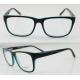 Hand Made Acetate Eyeglasses Frames For Women, Blue Acetate Square Glasses
