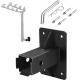 Wall Mounted Bike and Cargo Rack Hanging Garage Organizer Heavy Duty Hitch Stand Holder