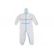 Isolation Disposable Medical Coveralls With Elastic Waistband And Cuffs