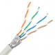 26AWG FTP LSZH Cat5e Lan Cable BC Conductor 1000 Feet Multicolor