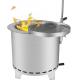 Stainless Steel Portable Rust Proof Smoke Free Fire Pits Wood Pellet Burning