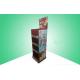OEM / ODM Four Shelf Cardboard Display Stands , Bear Cardboard Advertising Displays