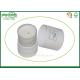 White Card Cardboard Canister Packaging , Custom Printed Candle Boxes