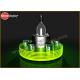 Round LED Acrylic Bucket & Bottles Service Tray for Bar and Hotel