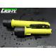 8 Hours Lightweight Led Flashlight Yellow Body Shell ABS Impact Resistant