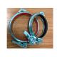 Adjustable V Band Clamp 3.5 Inch For Industrial Ducting