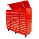Custom Industrial Tool Trolley Cabinet with Optional Drawer Mat and Lockable Drawers