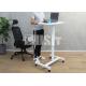 Gas Spring Hydraulic Height Adjustable Laptop Standing Desk Single Leg