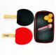 Pure Wood Table Tennis Racket Set Portable For Leisure