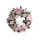 20'' Holiday Derocative Artificial Floral Door Wreath With Green Leaves