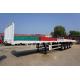 TITAN VEHICLE3 axles flatbed semi trailer with head board for sale