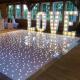 Hot sale Party Wedding Tiles Acrylic Remote White 60*60cm LED Starlit Dance Floor