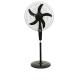 AC DC 16 / 18 Inch Rechargeable Solar Powered Fan For Home With LED Light