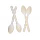100% Compostable Biodegradable Plastic Cutlery White Biodegradable Plastic Spoons
