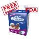 Free Samples Adult Diaper with Velcro Closure and Super Soft Non-Woven Fabric from Top