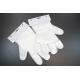 Embossed Disposable PE Gloves For Food Service , Clear Plastic Disposable Gloves